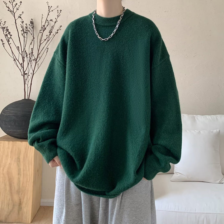 Damen Bequemer Oversize-Pullover Echoarchiv