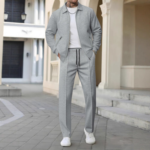 Herren Stilvolle Freizeithose und Jacke Set Echoarchiv