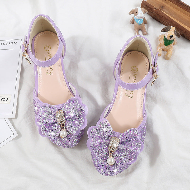 Mädchen Ballerina Schuhe mit funkelndem Blumenmotiv Echo Archiv