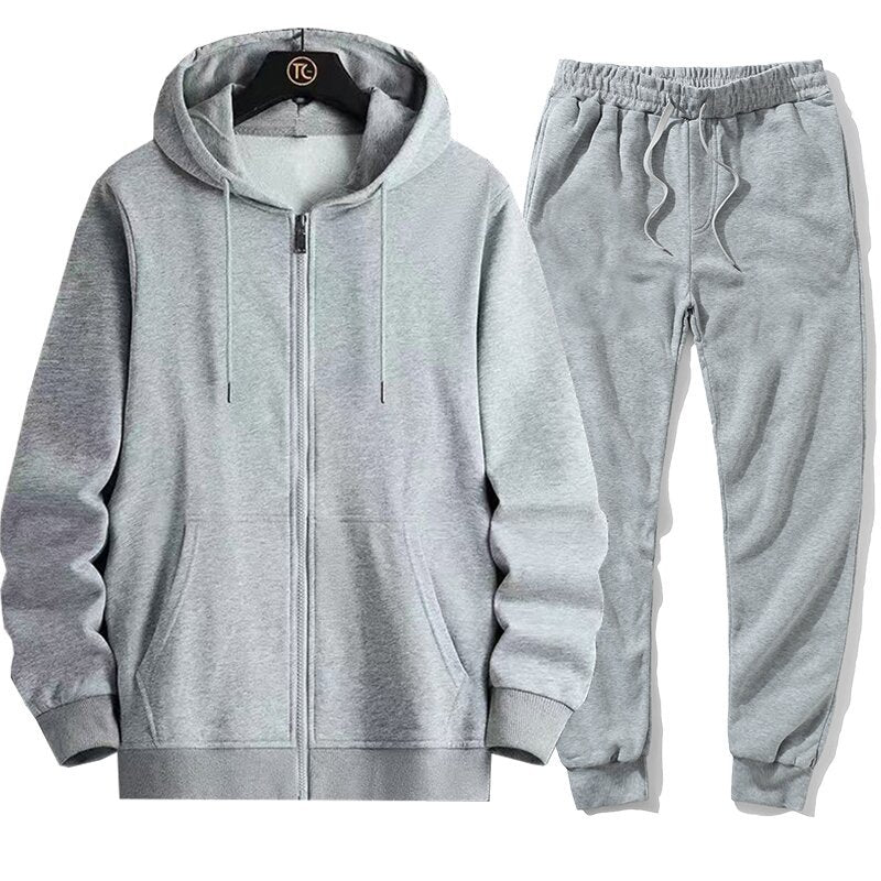 Herren sportliches Hoodie- und Jogginganzug-Set Echoarchiv