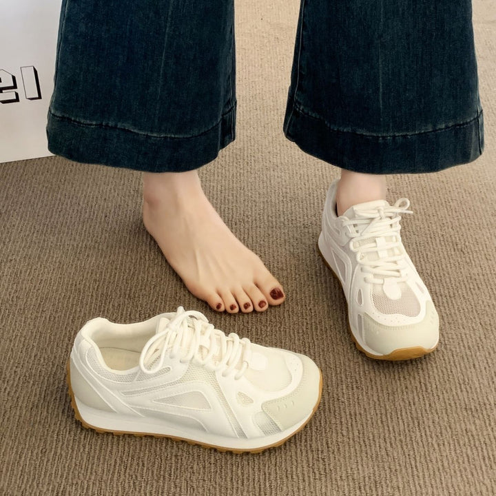 Damen Sportliche Sneakers mit atmungsaktivem Mesh und dämpfender Sohle Echo Archiv