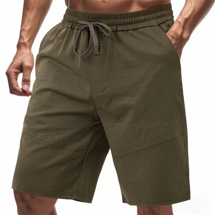 Herren Freizeit-Shorts mit elastischem Bund und seitlichen Taschen Echoarchiv