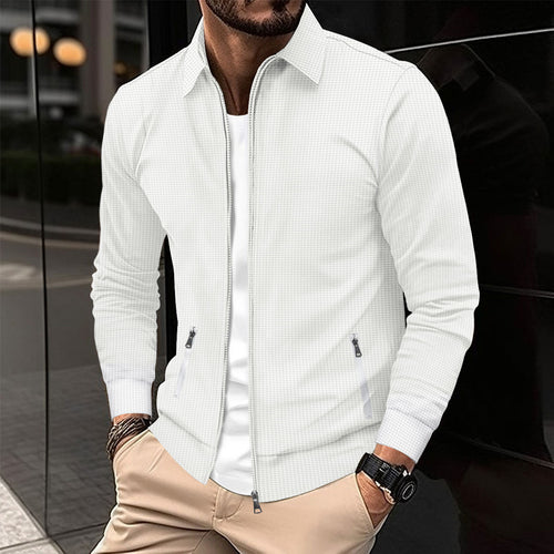 Herren moderne Freizeitjacke mit Reißverschluss und praktischen Seitentaschen Echoarchiv