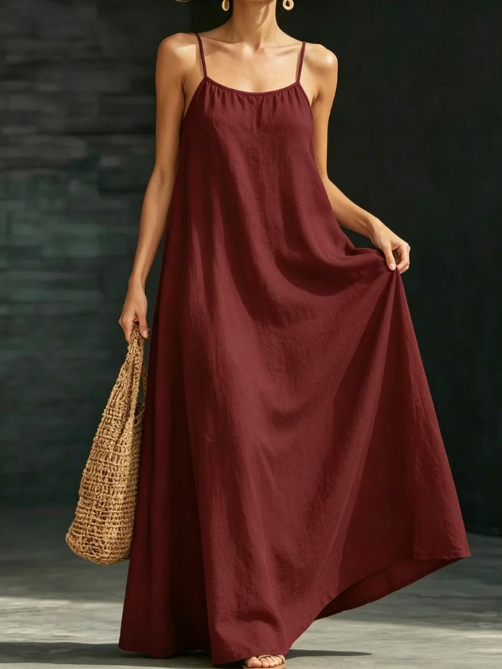 Damen Leichtes Sommerkleid mit tiefem Ausschnitt Echo Archiv