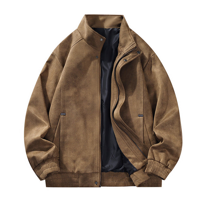 Herren Lässige Bomberjacke Echo Archiv