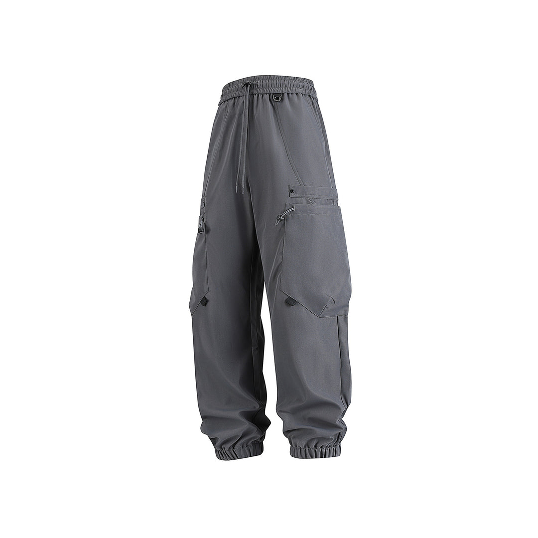 Herren Technische Cargo-Jogginghose mit elastischem Tunnelzugbund und multifunktionalen Klapptaschen Echo Archiv