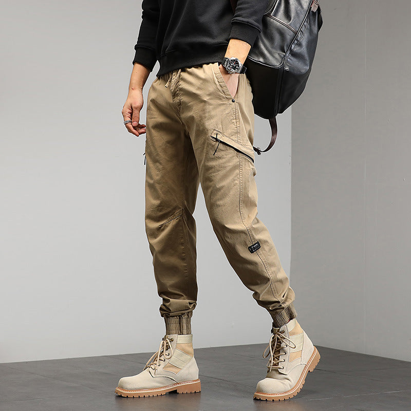 Herren Technische Cargo-Jogginghose mit Bündchen und Multifunktionstaschen Echo Archiv