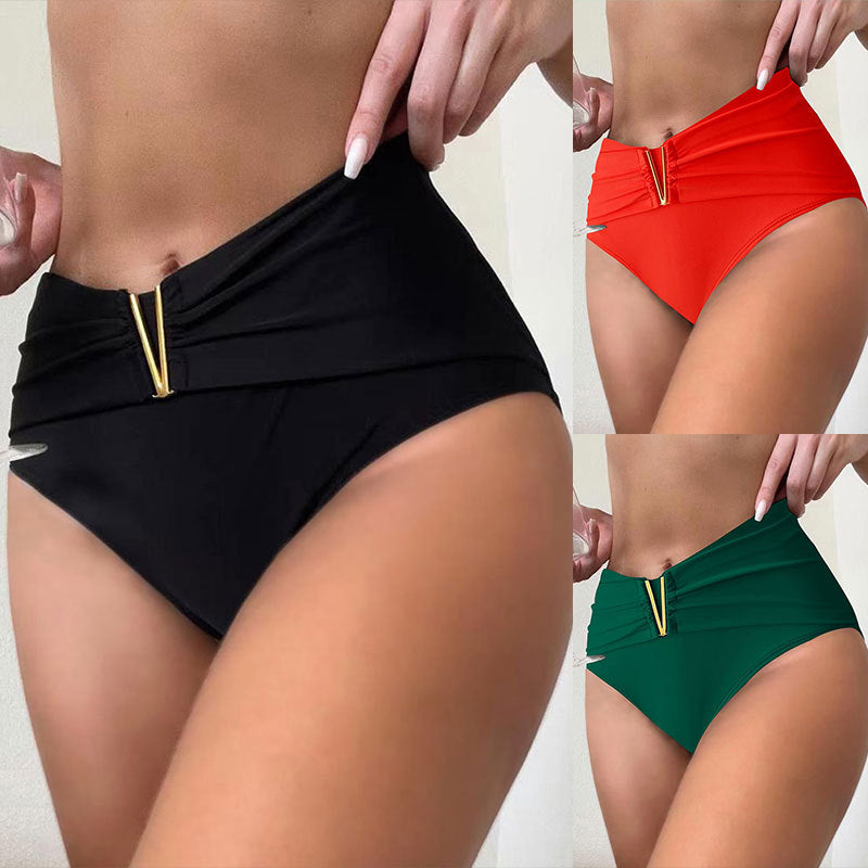 Damen Hochgeschnittener Bikini-Slip mit dekorativem Gürteldetail Echo Archiv