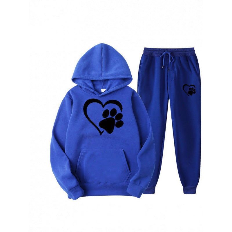 Damen Kuscheliger Hoodie und Jogginghose Set Echoarchiv