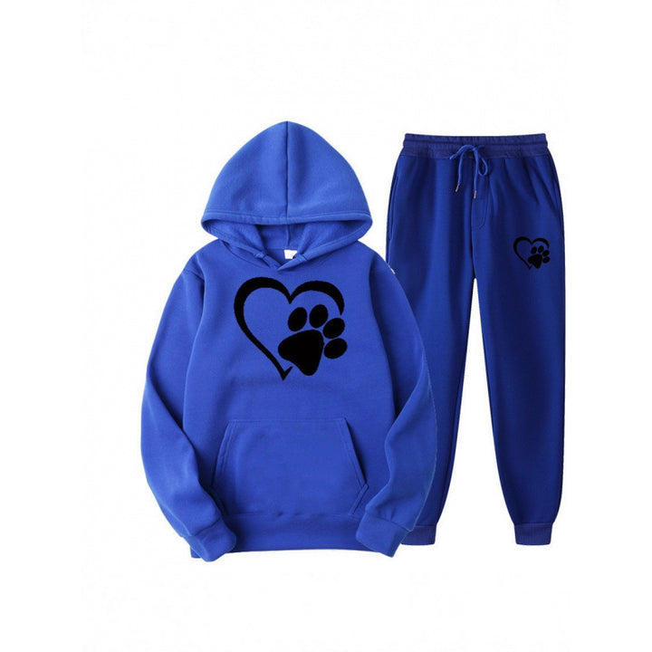 Damen Kuscheliger Hoodie und Jogginghose Set Echoarchiv