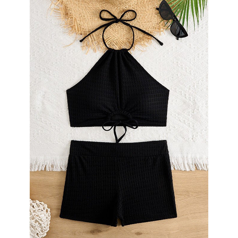 Damen Bikini-Set mit raffinierten Schnittdetails und elastischen Trägern Echo Archiv