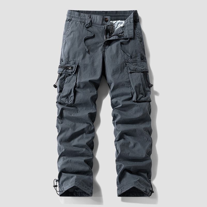 Herren Robuste Cargo‑Hose im Tactical‑Utility‑Stil mit elastischem Bund und Multifachtaschen Echo Archiv