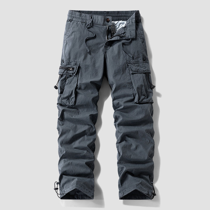 Herren Robuste Cargo‑Hose im Tactical‑Utility‑Stil mit elastischem Bund und Multifachtaschen Echo Archiv