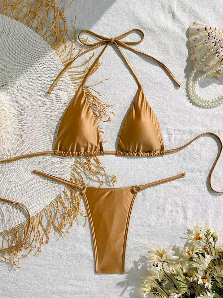 Damen Triangel-Bikini mit schicker Fransenverzierung Echo Archiv