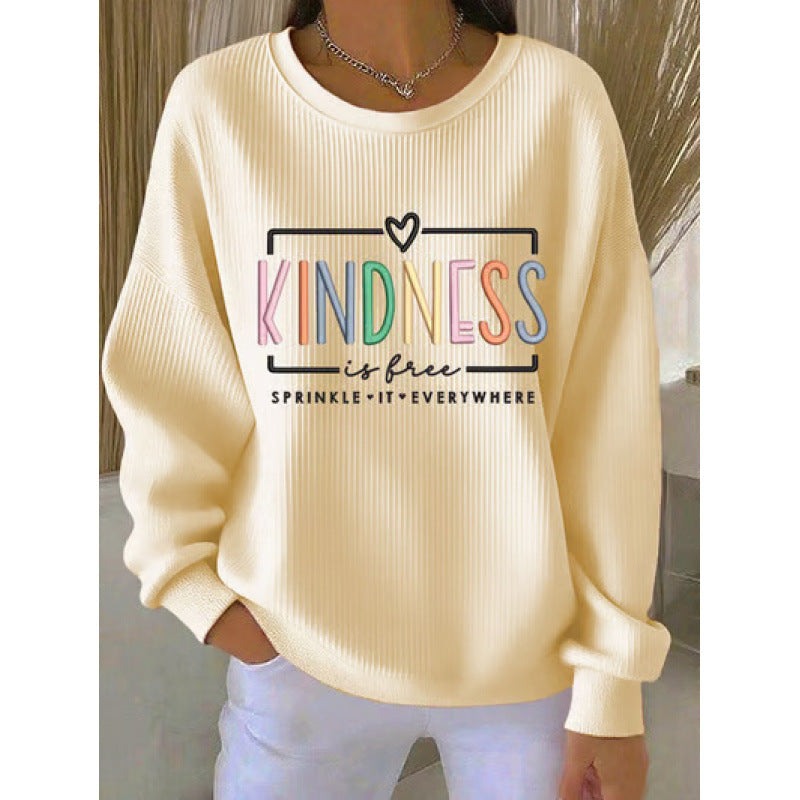Damen Gemütlicher Sweatpullover mit einzigartigem Design Echoarchiv