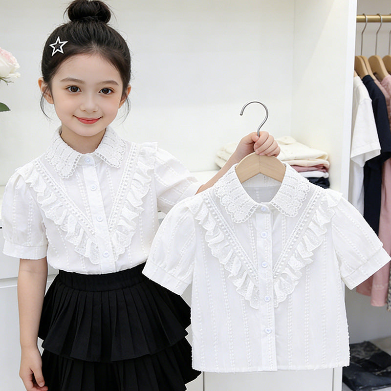Mädchen Bluse mit Rüschendesign Echo Archiv