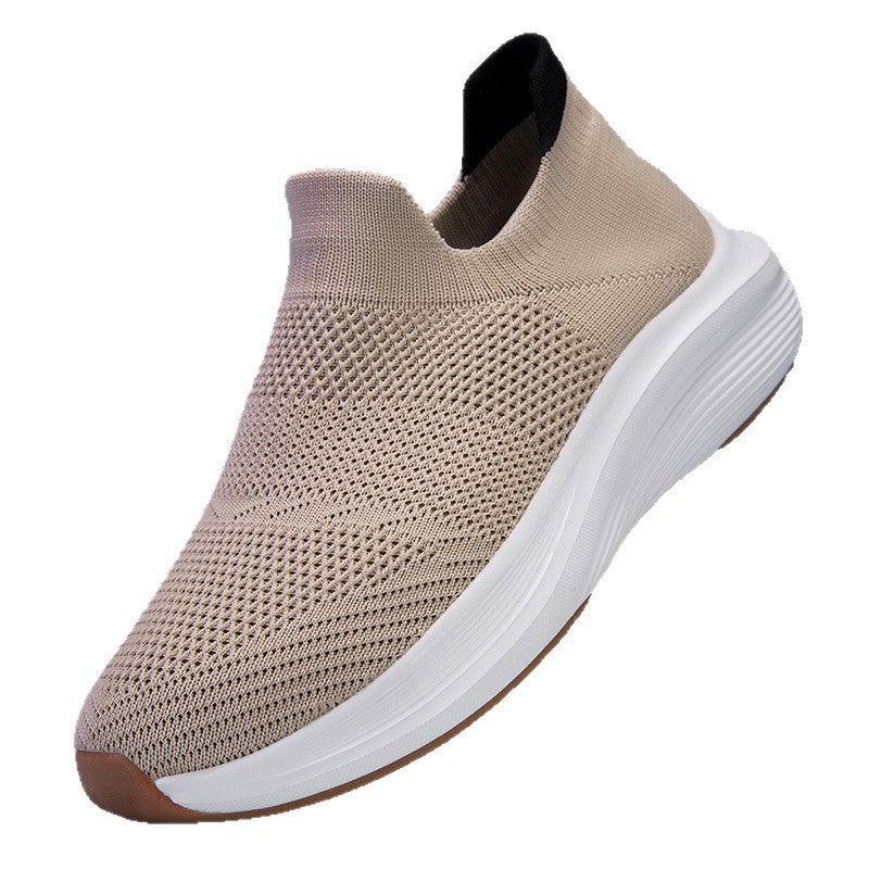 Unisex Atmungsaktiver Strick-Slip-On Sneaker mit Memory-Schaum-Zwischensohle Echoarchiv