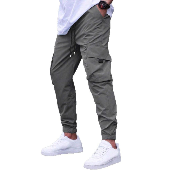 Herren praktische Cargo-Jogginghose mit elastischem Bund und mehreren Seitentaschen Echoarchiv