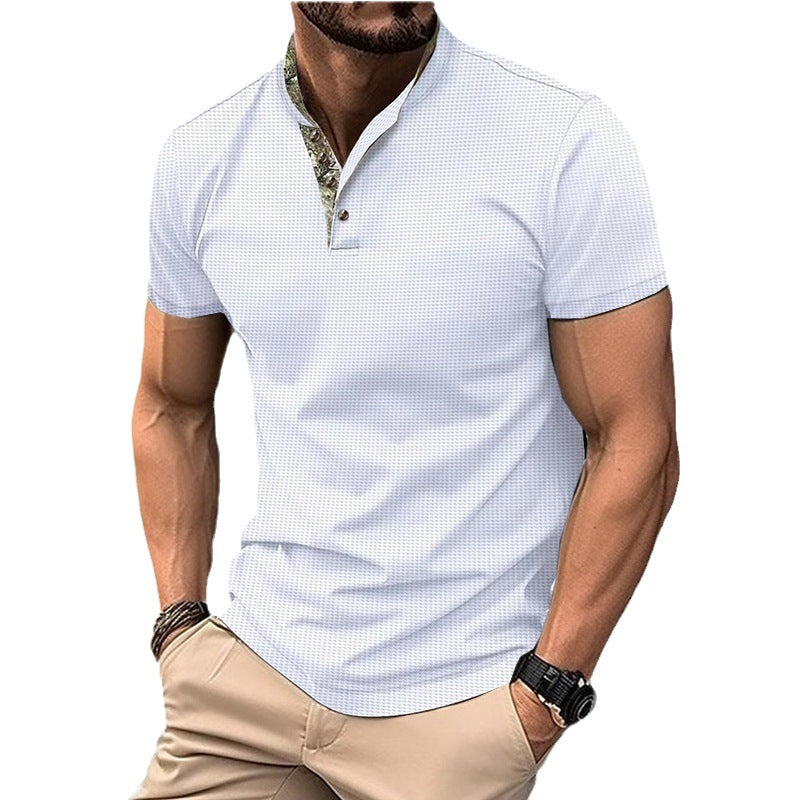 Herren Kurzarm Poloshirt mit hochwertigem Kragen Echoarchiv