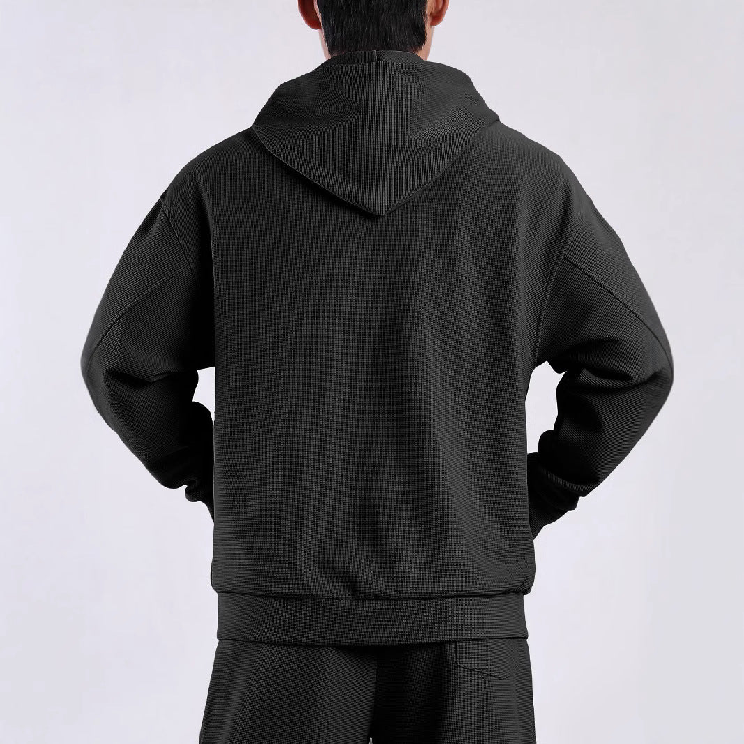 Herren Freizeitjacke mit strukturiertem Design und praktischen Taschen Echoarchiv