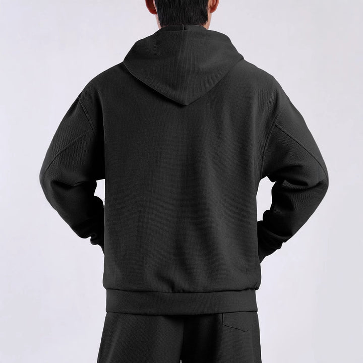 Herren Freizeitjacke mit strukturiertem Design und praktischen Taschen Echoarchiv