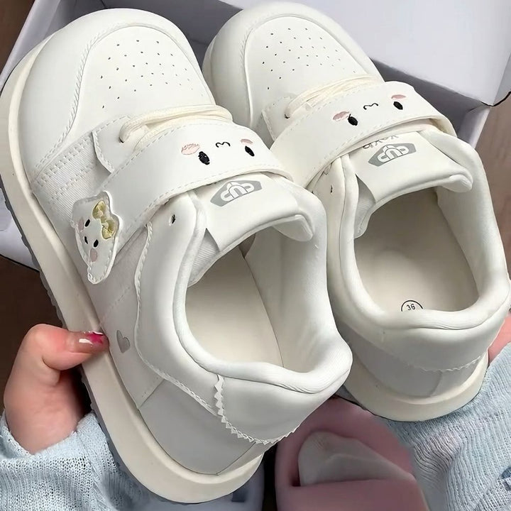 Damen Kindersneaker mit niedlichem Tierdesign und praktischem Klettverschluss Echo Archiv