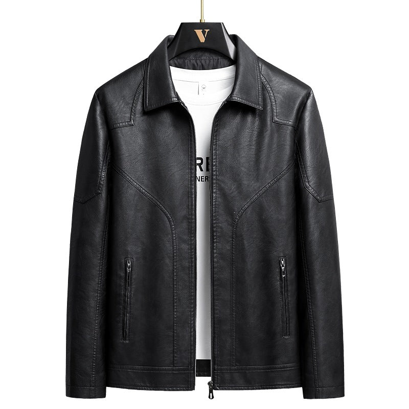 Herren Elegante Kunstlederjacke Echo Archiv