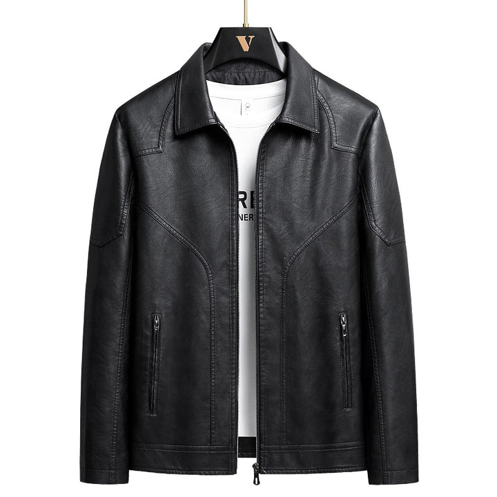 Herren Elegante Kunstlederjacke Echo Archiv