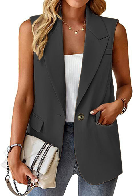 Damen Stylischer Blazer-Weste Echoarchiv