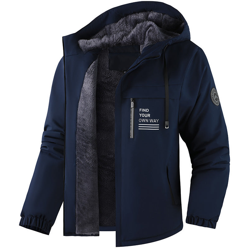 Herren Wetterfeste Übergangsjacke mit Fleece-Innenfutter Echo Archiv