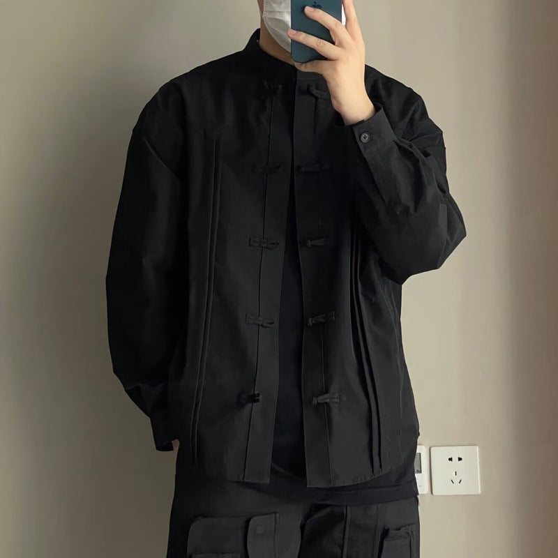 Herren Modische Chinesische Kunstjacke Echo Archiv