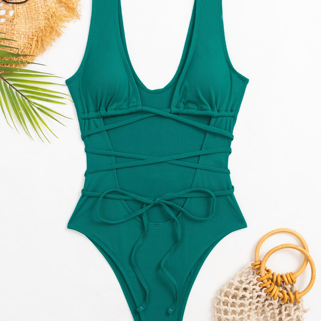 Damen Designer Badeanzug Echo Archiv