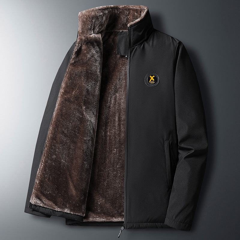 Herren Multifunktionale Steppjacke mit tiefem Kragen und weichem Innenfutter Echo Archiv