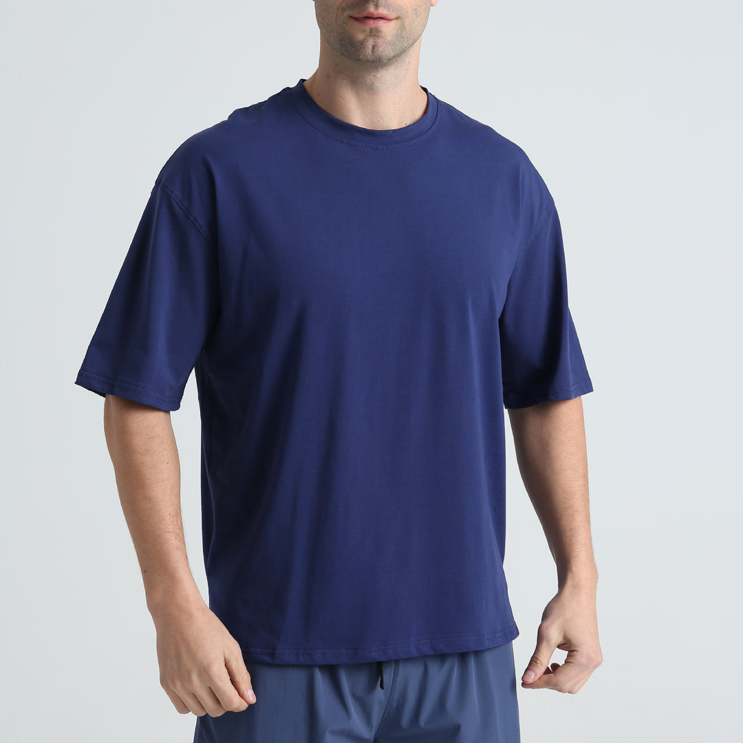 Herren Bequemes Loose-Fit T-Shirt aus hochwertiger Baumwolle Echoarchiv