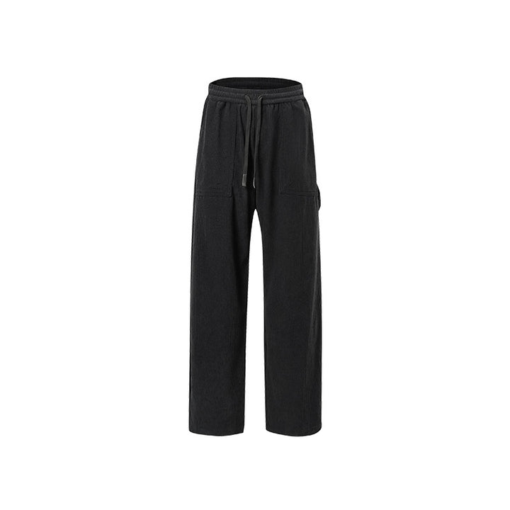 Damen Cordhose mit weitem Bein, elastischem Bund und aufgesetzten Taschen Echo Archiv