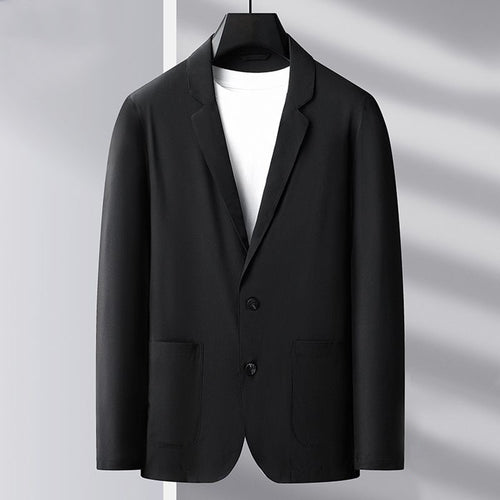 Herren Slim Fit Blazerjacke aus atmungsaktivem Stoff Echoarchiv