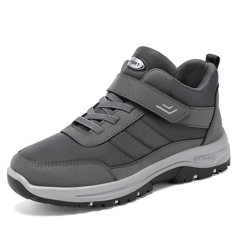 Herren nan multifunktionaler Trekking-Walking-Sneaker mit Klett- und Schnürsystem, stoßdämpfender EVA-Zwischensohle und tiefprofilierter Trailsohle Echo Archiv