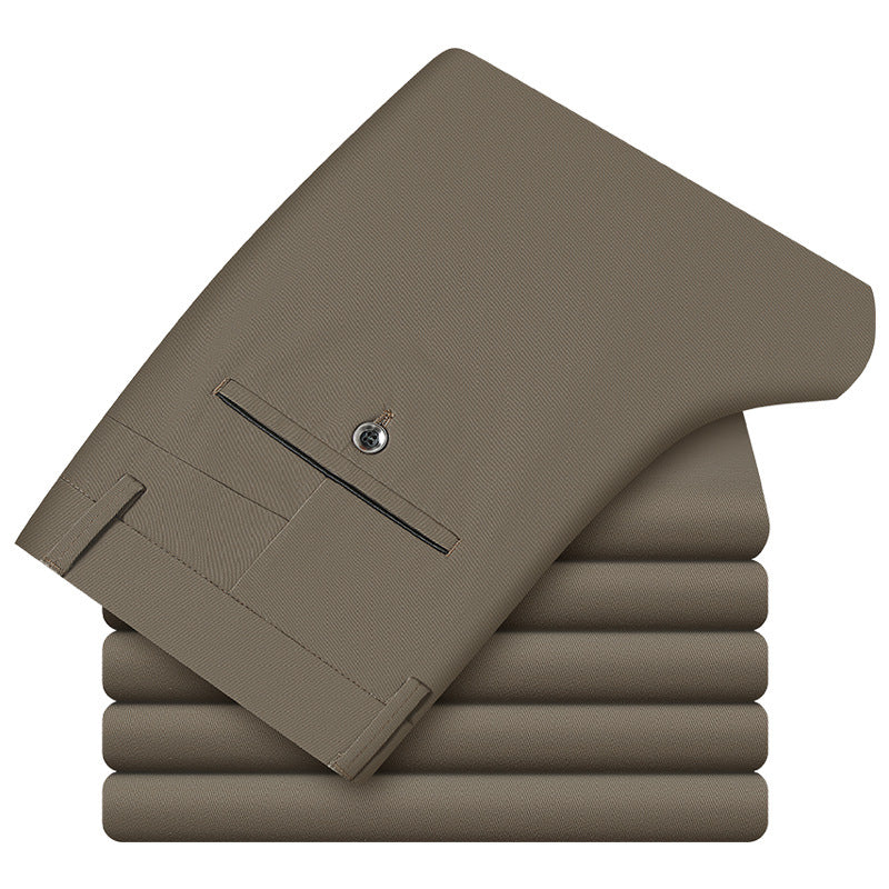 Herren elegante Slim-Fit Anzughose Echoarchiv