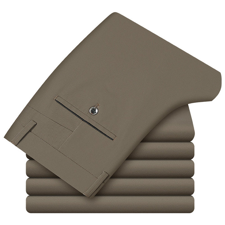 Herren elegante Slim-Fit Anzughose Echoarchiv