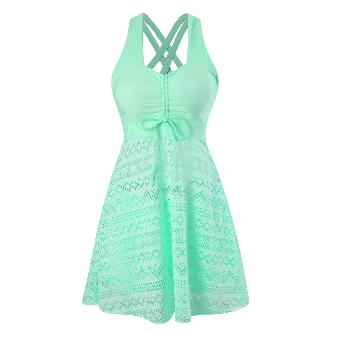 Damen Sportliches Sommerkleid mit raffinierten Trägern Echo Archiv