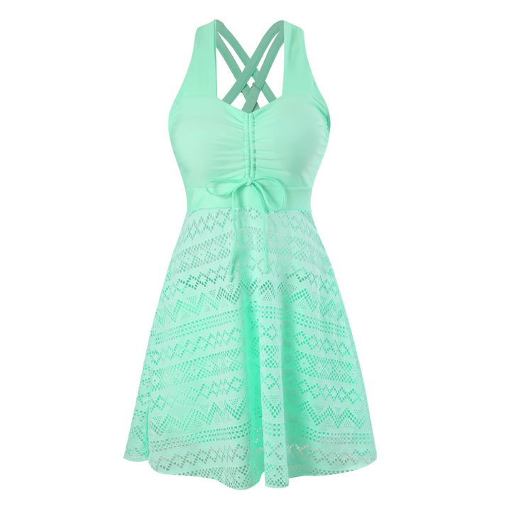 Damen Sportliches Sommerkleid mit raffinierten Trägern Echo Archiv
