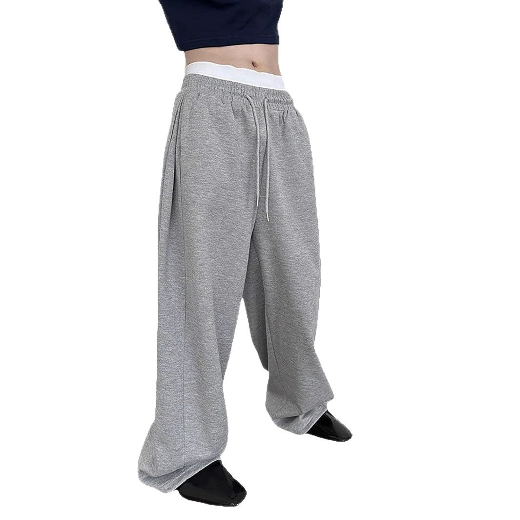 Unisex nan lässige Oversize Jogginghose mit elastischem Bund und Kordelzug Echo Archiv