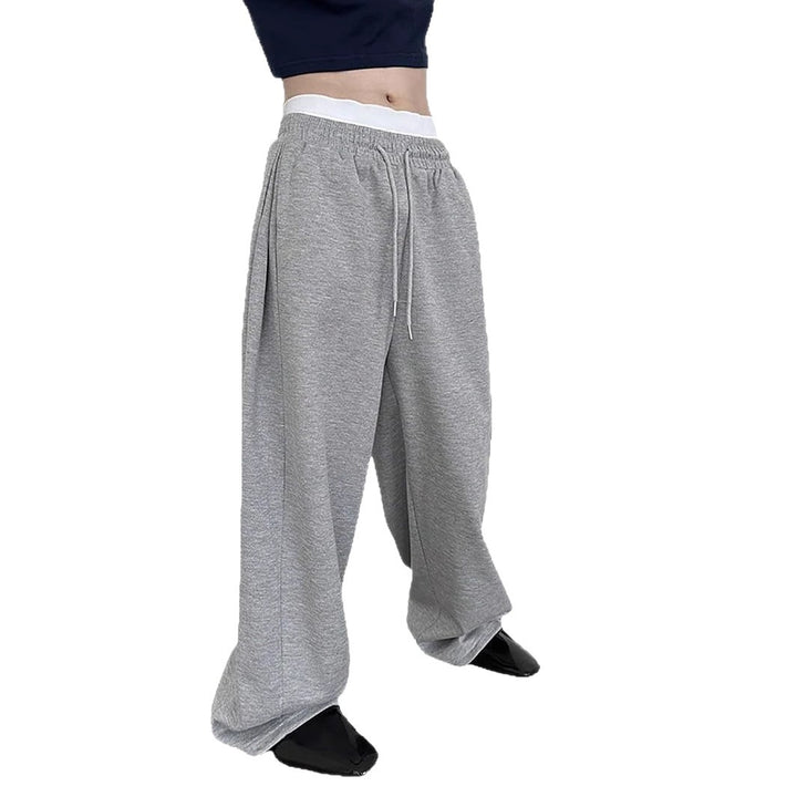 Unisex nan lässige Oversize Jogginghose mit elastischem Bund und Kordelzug Echo Archiv