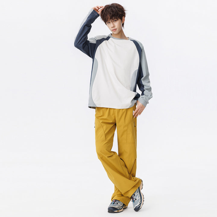 Herren Oversized Performance-Langarmshirt mit Raglanärmeln und Mesh‑Einsätzen Echo Archiv