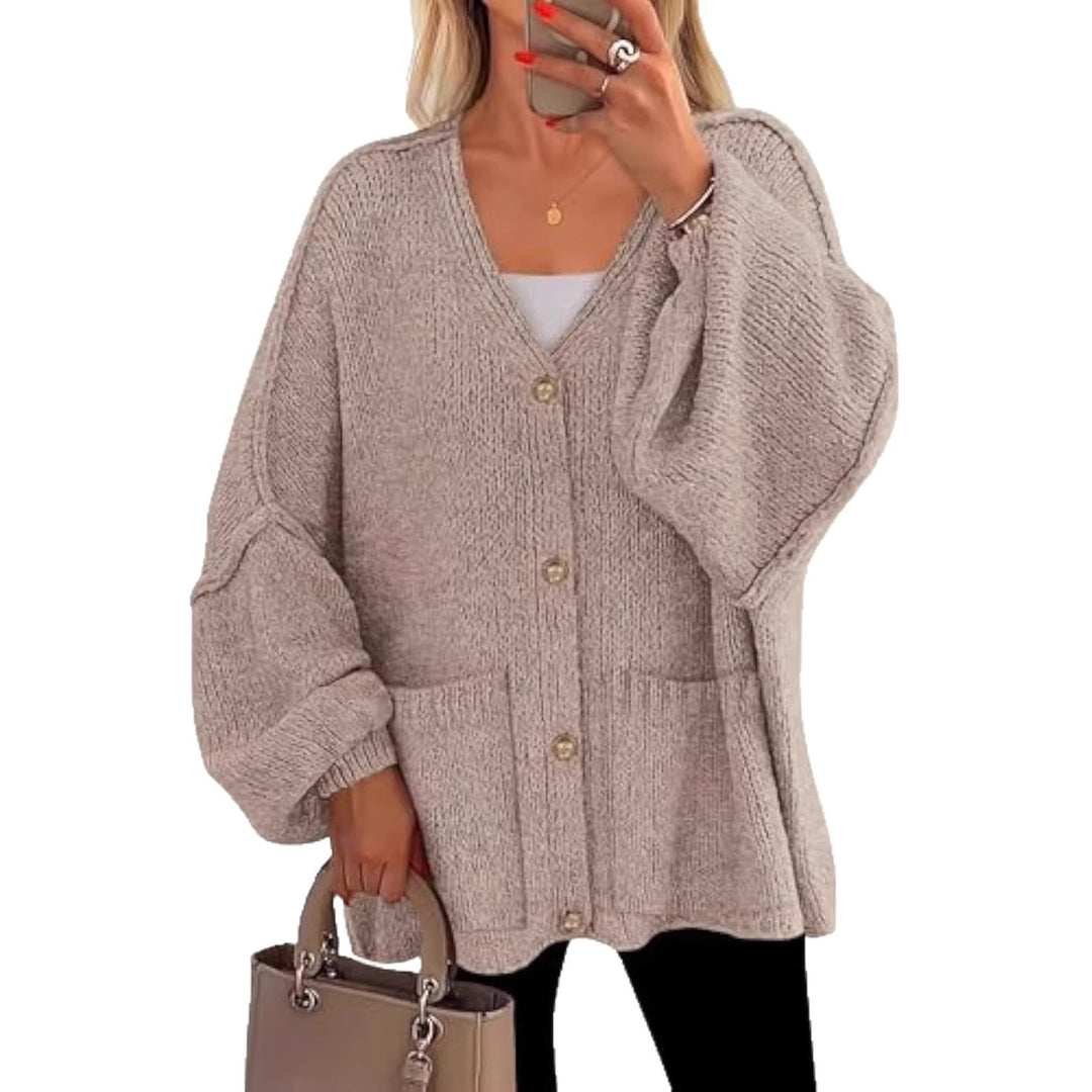 Damen gemütlicher Strickcardigan Echo Archiv