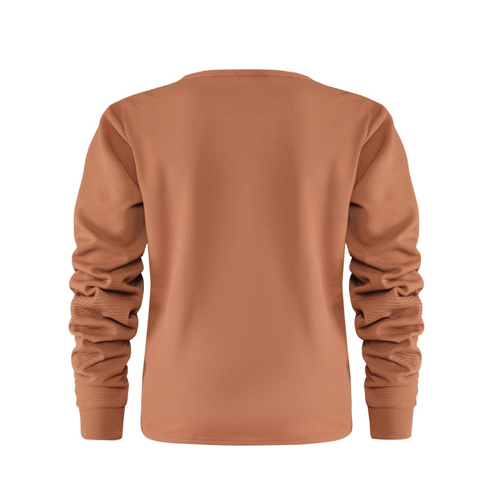 Herren Langarmshirt aus strukturiertem Material Echoarchiv
