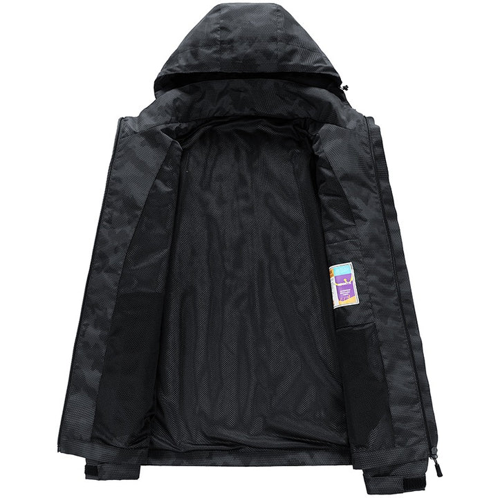 Herren Funktionale Regenjacke Echo Archiv