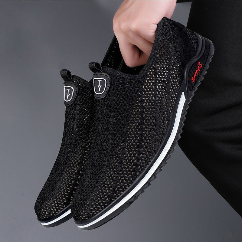 Herren Leichte Atmungsaktive Slip-On Sneakers Echoarchiv