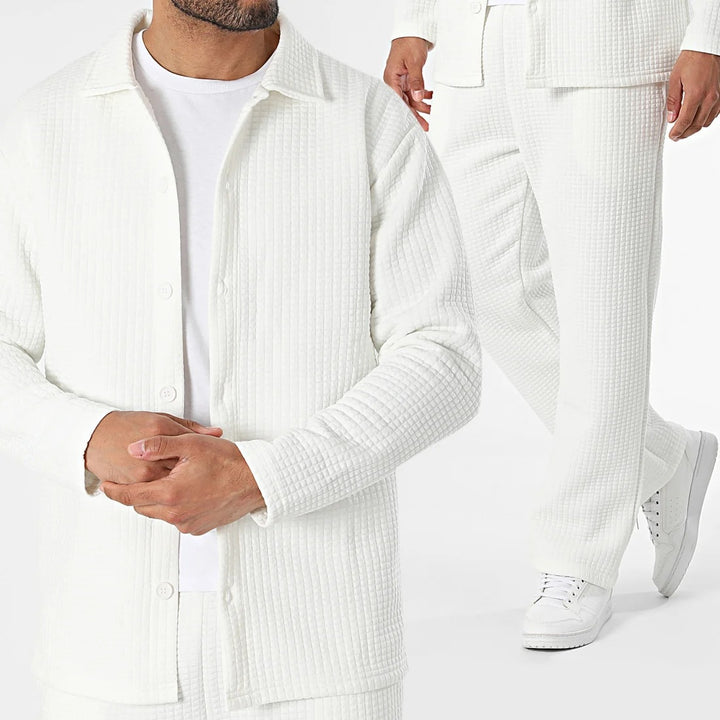 Herren strukturierte Jacke im modernen Design Echoarchiv