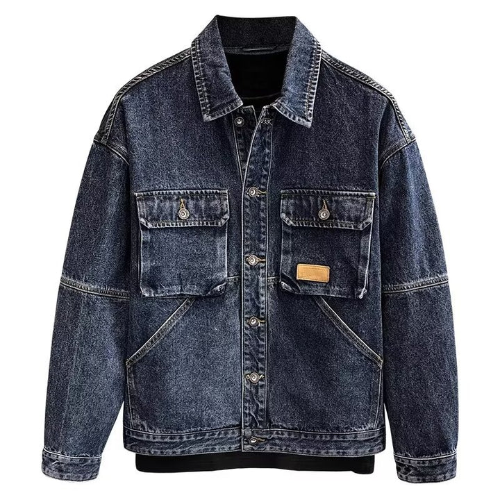 Herren Denim Jacke mit praktischen Taschen – Denvaro